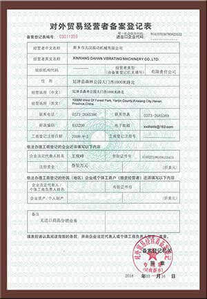 外貿(mào)經(jīng)營(yíng)證書(shū)
