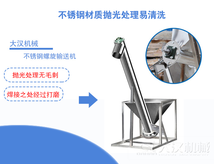 咖啡粉不銹鋼螺旋輸送機(jī)